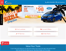 Tablet Screenshot of hondaoftomsriver.com